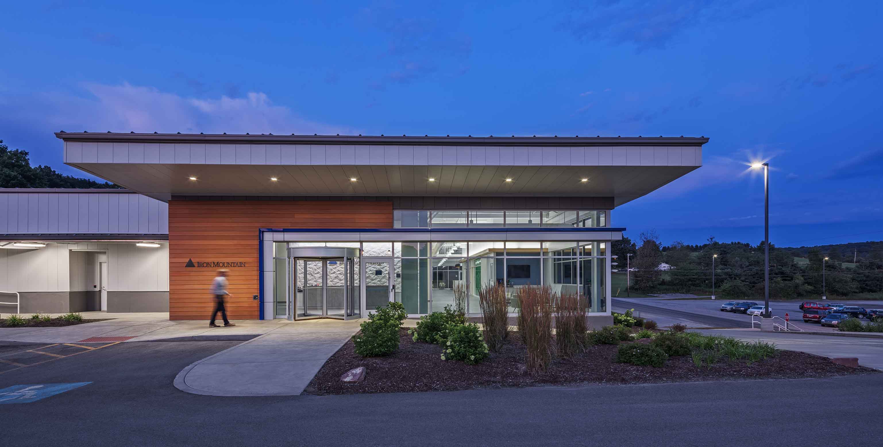 Iron Mountain's visitor center entrance