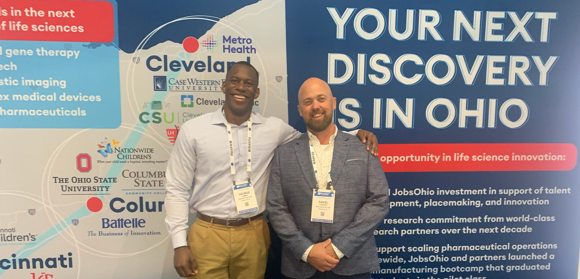 Daniel Lessing and George Lamer of BHDP at BIO International Conference 2024