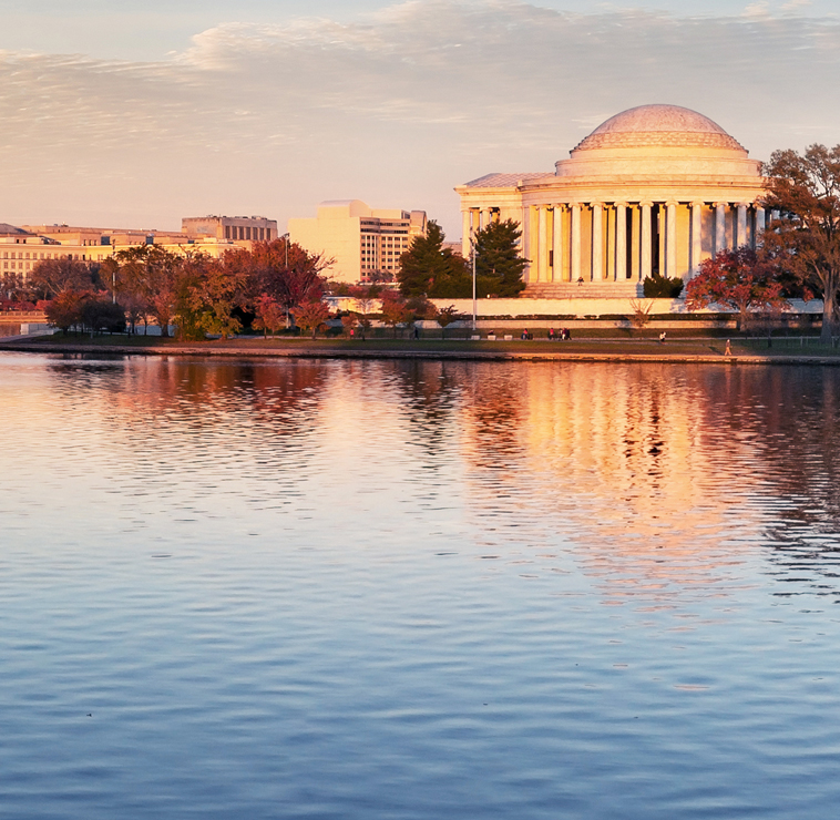 Government buildings in D.C.